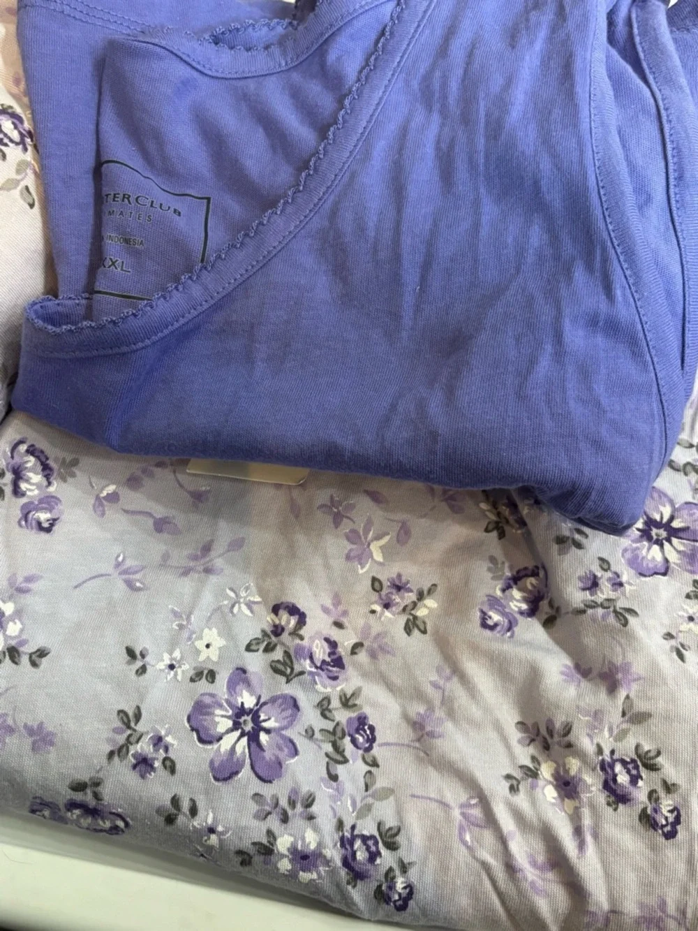 Charter Club Lavender Floral 3-piece Pajama Set - NWT - Picture 2 of 3